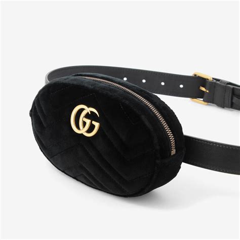 gucci marmont belt bag velvet